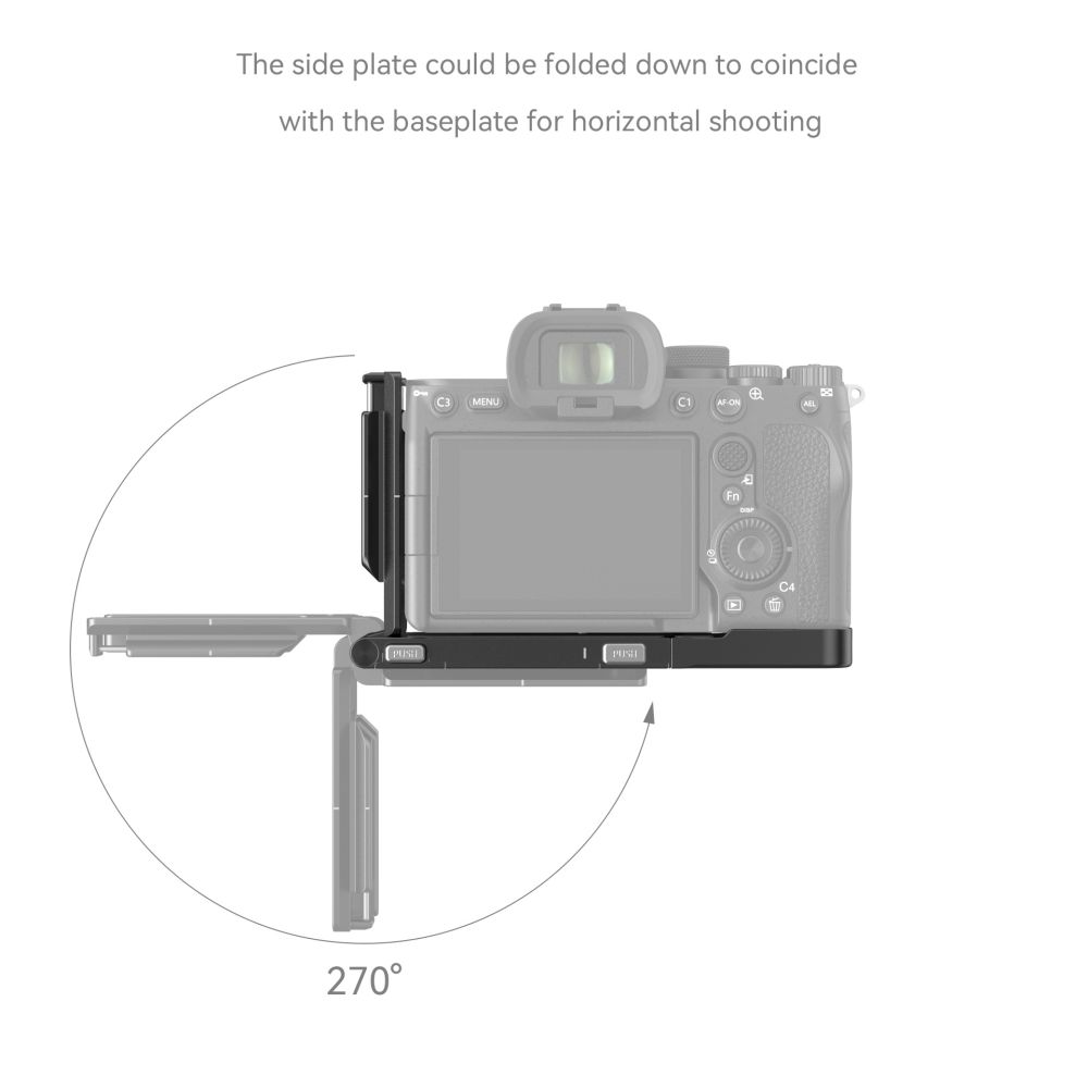 SmallRig Foldable L-Shape Mount Plate za Sony A7R V / A7 IV / A7S III 3984 - 2